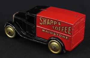 Dinky toys 28h pre war delivery van sharp's toffee ee825 back