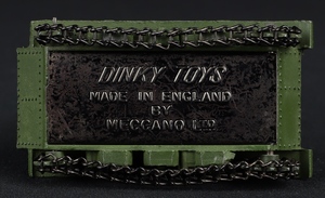 Dinky toys 152a light tank ee817 base