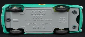Corgi toys 309 aston martin competition model ee831 base