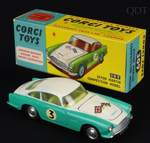 Corgi toys 309 aston martin competition model ee831 front