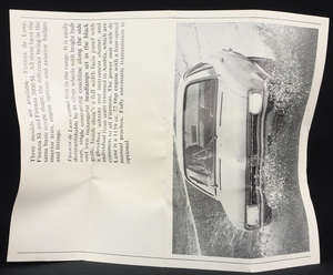 Lone star flyers 7 vauxhall firenza ee855 leaflet 1