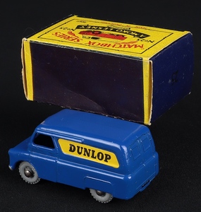 Matchbox models 25a dunlop bedford van ee877 back