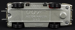 Corgi toys 271 james bond aston martin ee882 base