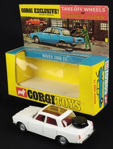 Corgi toys 275 rover 2000 tc ee855 back