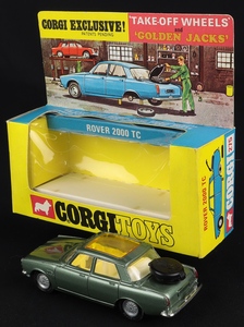 Corgi toys 275 rover 2000 tc ee886 back