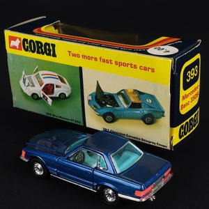 Corgi toys 393 mercedes ee892 back