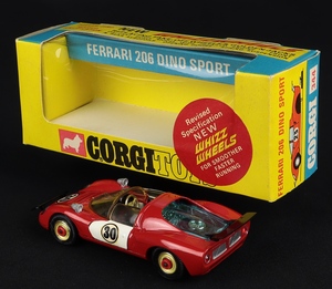 Corgi toys 344 ferrari 206 dino sport ee923 back