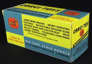 Corgi james bond aston special release sotheby's rm auctions ee929 box