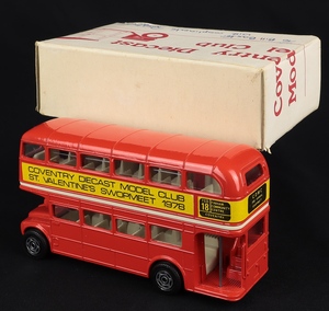 Corgi toys 469 routemaster bus coventry diecast model club ee945 back