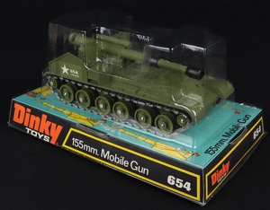 Dinky toys 654 155mm mobile gun ee952 front