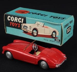 Corgi toys 302 mga sports car e964 back