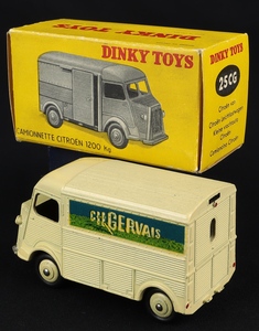 French dinky 25cg gervais van ee935 back