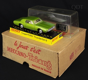 French dinky toys 1419 ford thunderbird trade box ee936 front