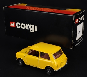 Orgi toys 602 british leyland mini ee974 back