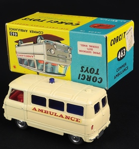Corgi toys 463 commer ambulance ee981 back