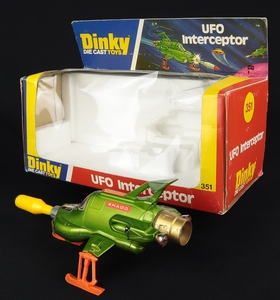 Dinky toys 351 ufo interceptor ee996 back