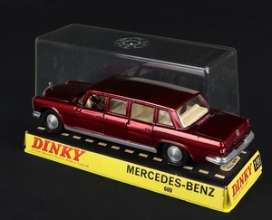 Dinky toys 128 mercedes 600 ff2 back