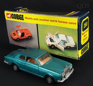 Corgi toys 280 rolls royce silver shadow ff44 front