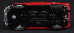 Chilean dinky toys 216 ferrari ff61 base