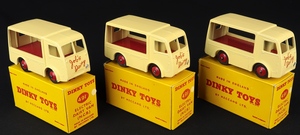 Trade box dinky toys 491 job's dairy vans ff100 van