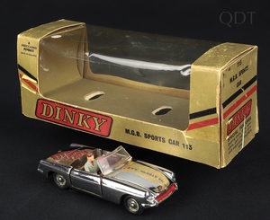 Dinky toys 113 mgb chrome ff114 front
