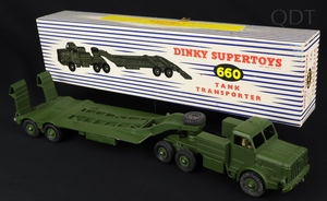 Dinky supertoys 660 tank transporter ff129 front