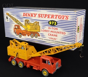 Dinky supertoys 972 20 ton lorry mounted crane ff132 front