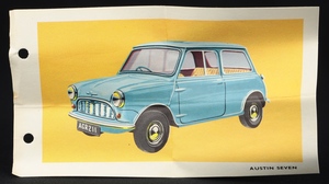 Spot on models 211 austin 7 ff136 picture card