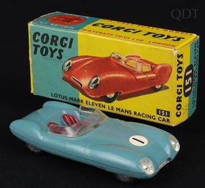 Corgi toys 151 lotus xi le mans racing car ff151 front