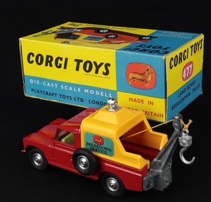 Corgi toys 477 landrover breakdown truck ff167 back
