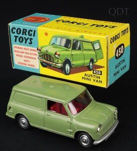 Corgi toys 450 austin mini van ff170 front