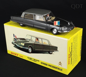 French dinky toys 1435 citroen presidentielle ff196 front