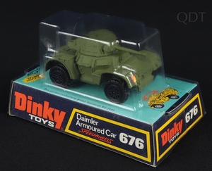 Dinky toys 676 daimler armoured car ff206 front