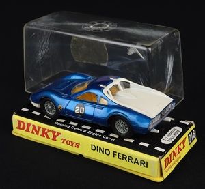 Dinky toys 216 dino ferrari ff222 back