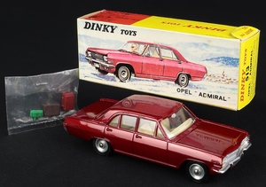 French dinky toys 513 opel admiral ff235 front
