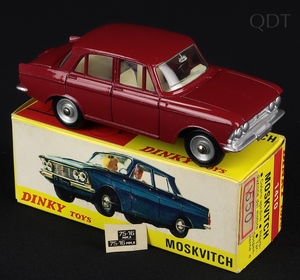 French dinky toys 1410 moskvitch ff246 front