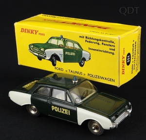 French dinky toys 551 taunus polizei ff254 front