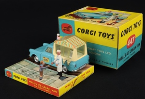 Corgi toys 447 walls ice cream van ff258 back