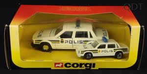 Corgi toys 760 polis volvo twin pack ff266 front