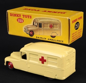 Dinky toys 253 daimler ambulance ff280 back