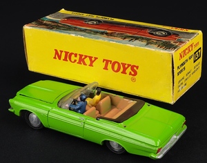 Nicky dinky toys 137 plymouth fury sports ff287 back