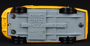 Corgi toys 377 marcos 3 litre ff299 base