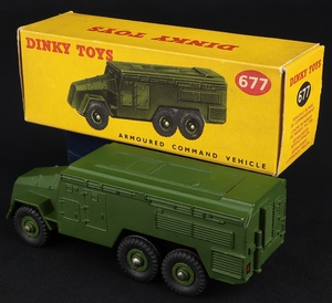 Dinky toys 677 armoured command vehicle ff301 back