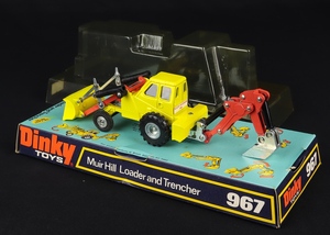 Dinky toys 961 muir hill loader trencher ff327 back