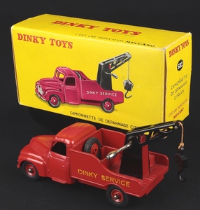 French dinky toys 582 citroen breakdown truck ff342 back