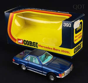 Corgi toys 393 mercedes benz 350sl ff345 front