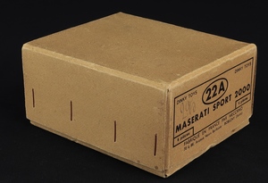 French dinky toys 22a maserati sport trade box ff351 box
