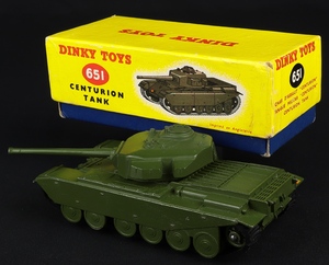 Dinky toys 651 centurion tank ff364 back