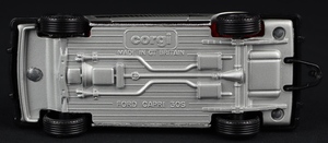 Corgi toys 342 professionals ford capri ff387 base