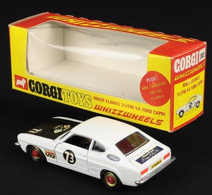 Corgi toys 303 roger clark's ford capri ff383 back